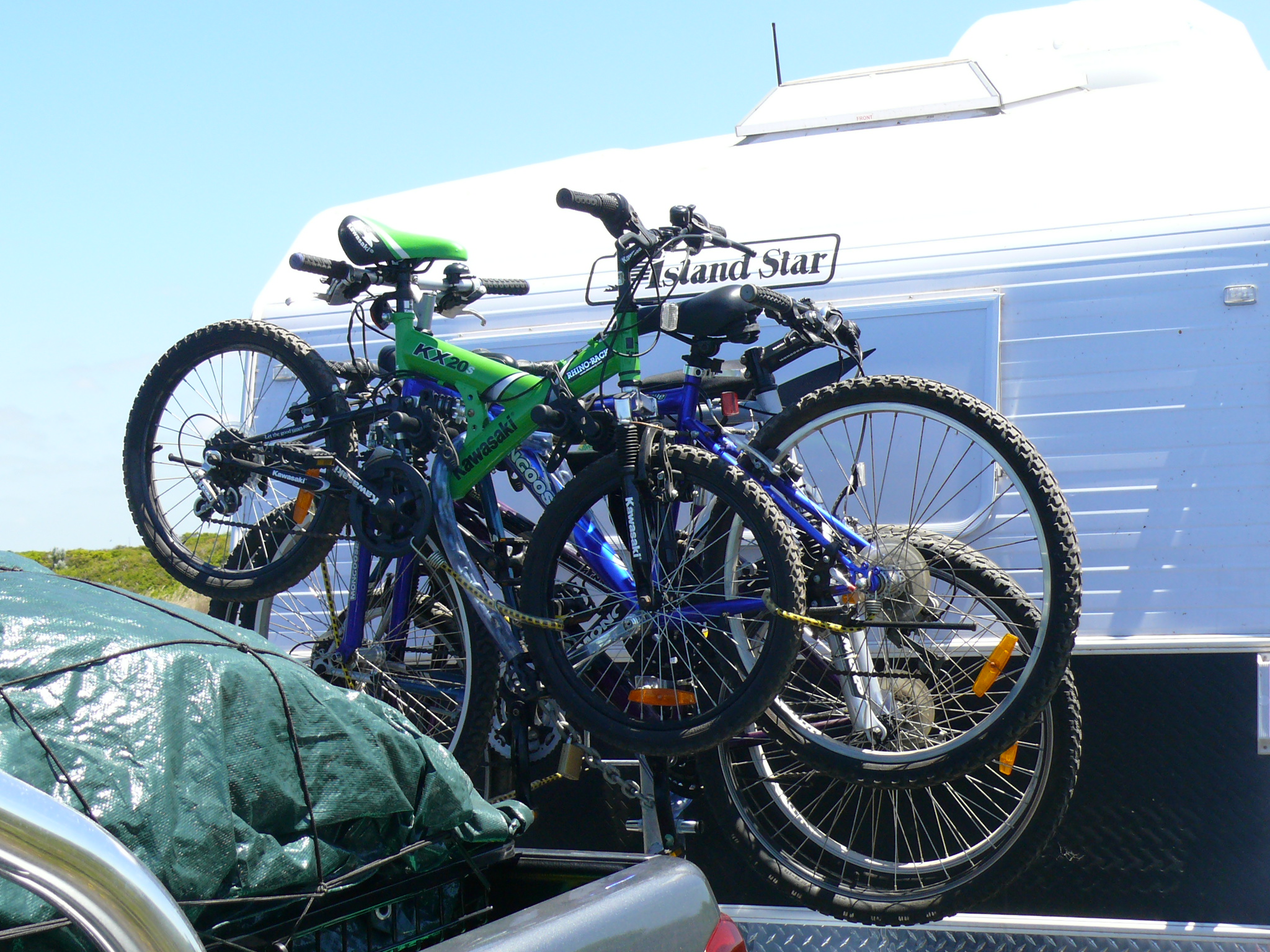 bike rack for front of travel trailer